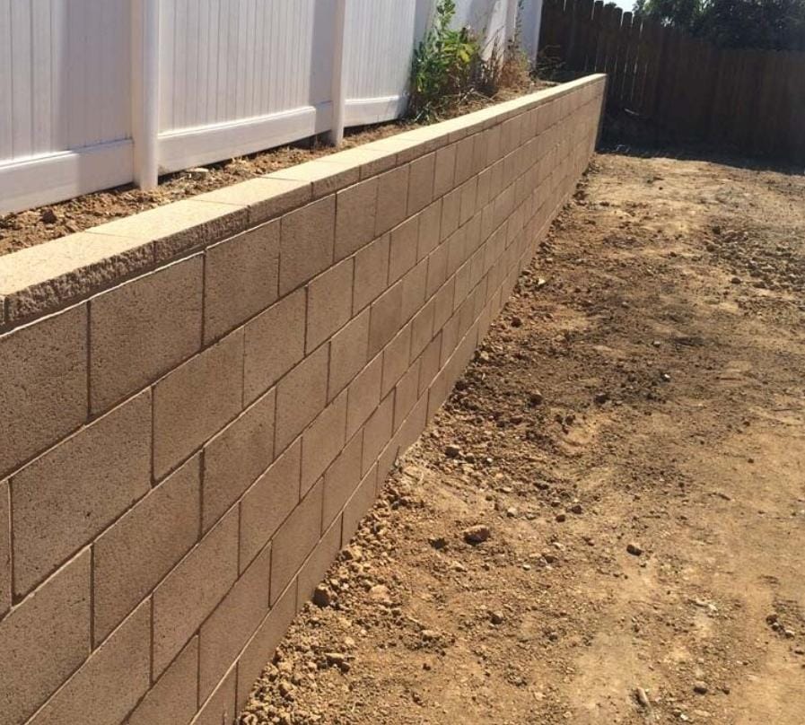 Retaining wall project 11