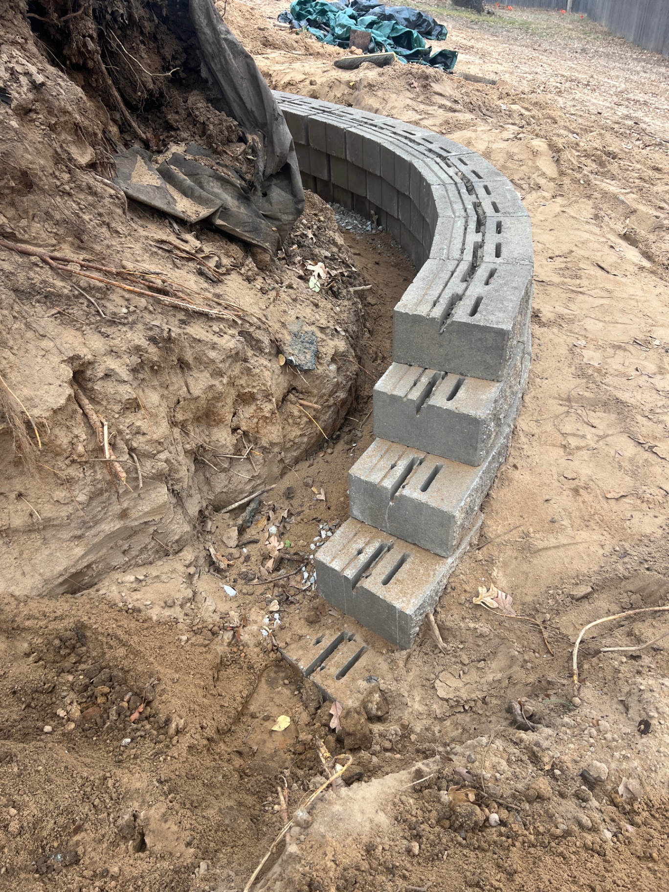 Retaining wall project 2