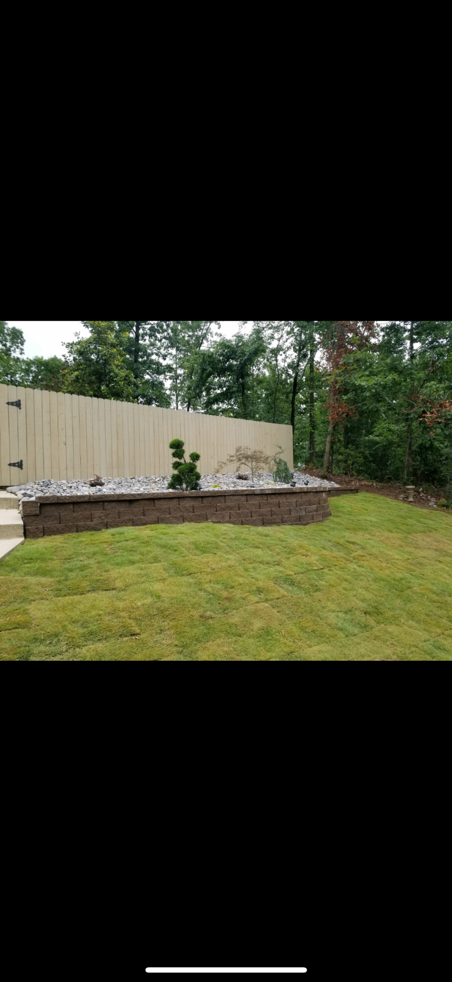 Retaining wall project 6
